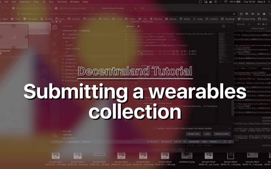 Decentraland Tutorial - How to submit a wearable collection