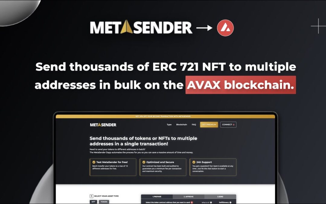 Multi-send ERC-721 NFT on the Avalanche Blockchain in a single transaction!