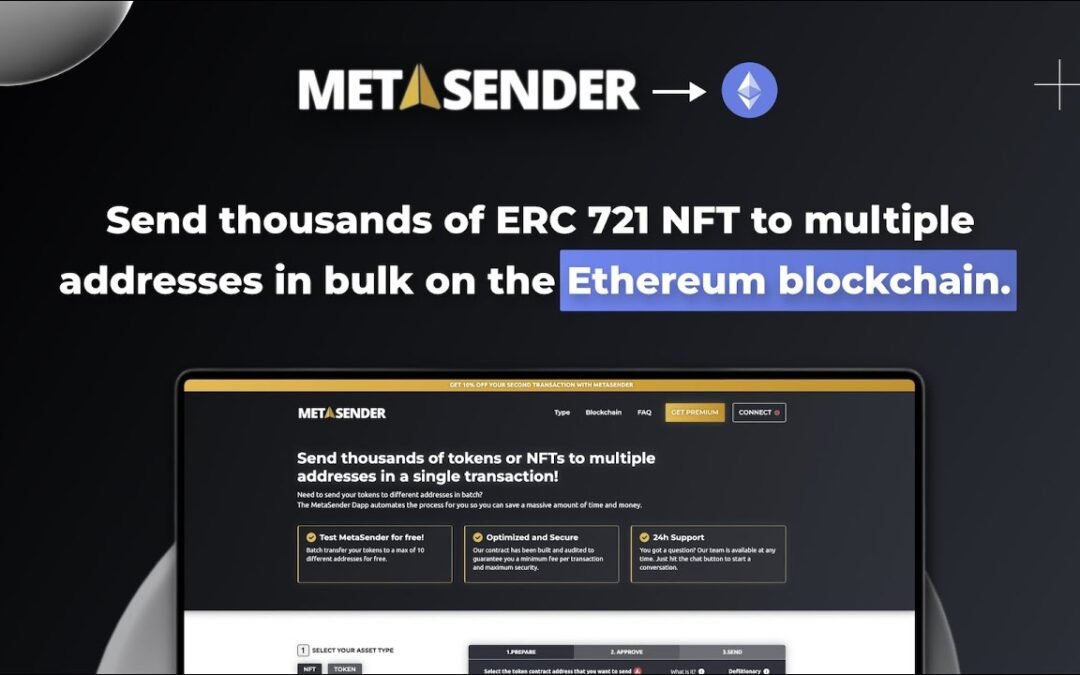 Multi-send ERC-721 NFT on the Ethereum Blockchain in a single transaction!