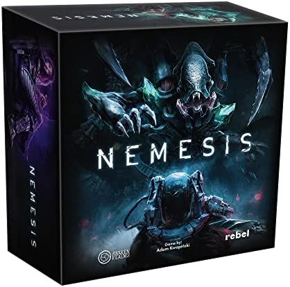 Nemesis Board Game | Sci-Fi Horror | Miniatures | Strategy | Cooperative Adventure Game for Adults and Teens | Ages 14+ | 1 - 5 Players | Average Playtime 1-2 Hours | Made by Rebel
