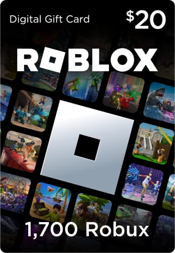Roblox Digital Gift Card - 1,700 Robux [Includes Exclusive Virtual Item] [Online Game Code]