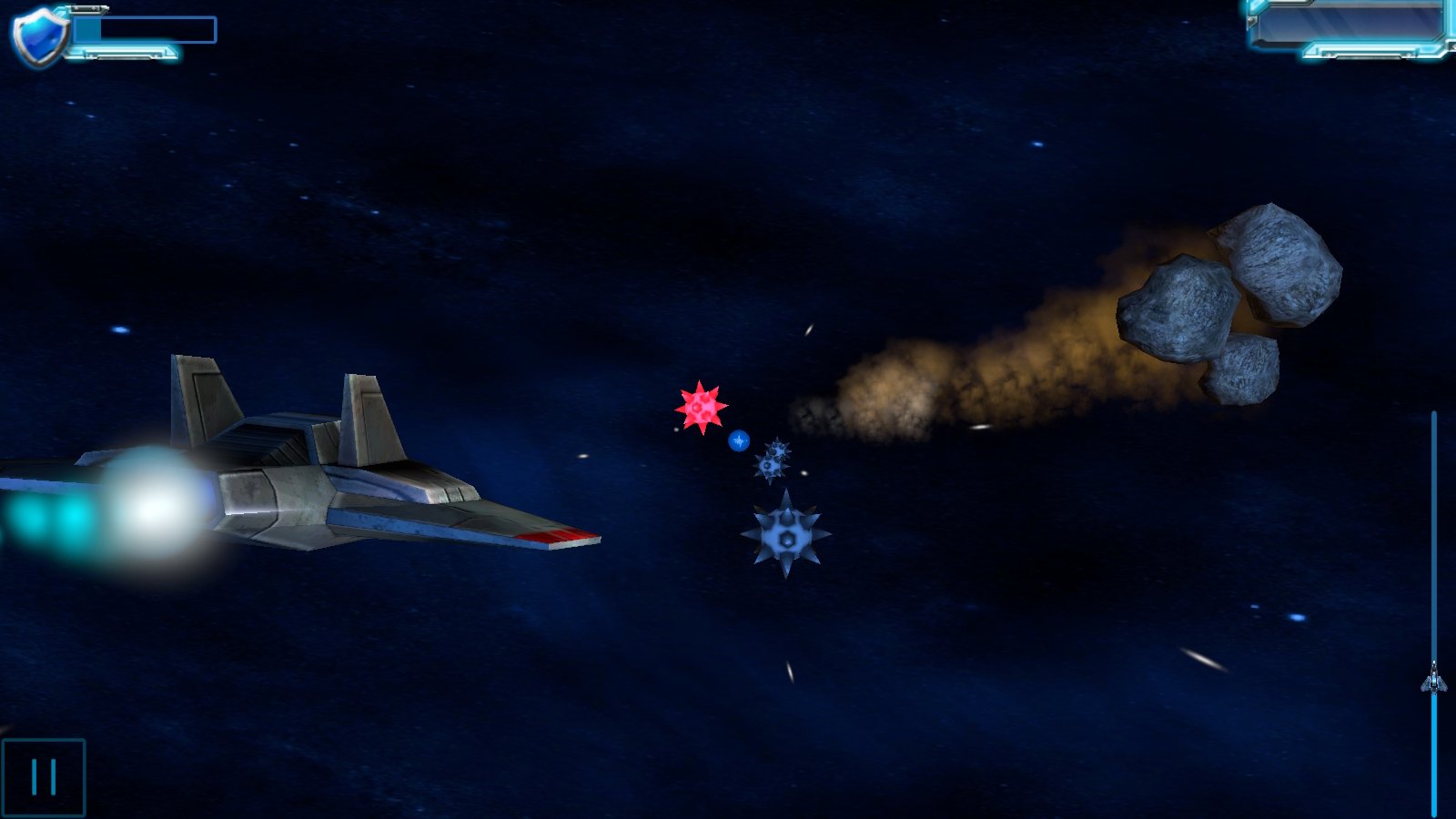 spaceship 3d logo